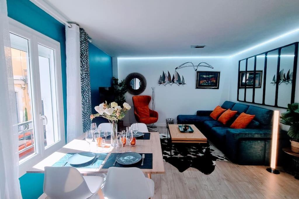 Le Clavel Superbe Deco, Centre Historique, Climatise, Parking A Proximite Apartment Sete Luaran gambar