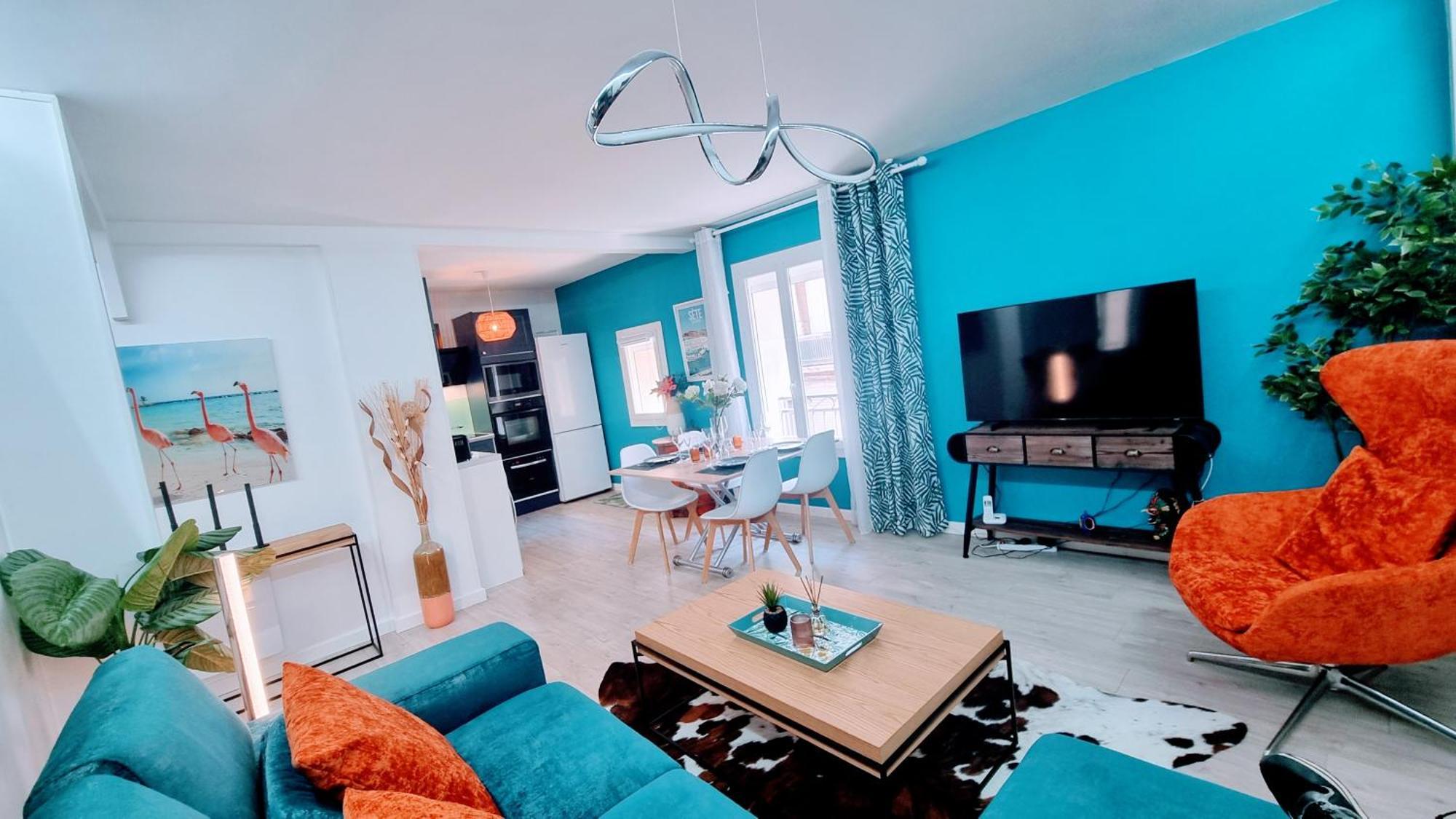 Le Clavel Superbe Deco, Centre Historique, Climatise, Parking A Proximite Apartment Sete Luaran gambar